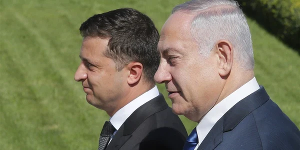 zelenski si netanyahu in 2019 foto EPA EFE jpg