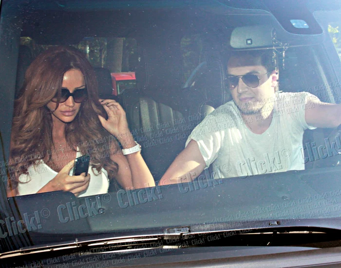 Bianca şi Dani s-au ferit cât au putut de bliţurile fotoreporterilor Click! (Fotografii: Brigada Diverse)