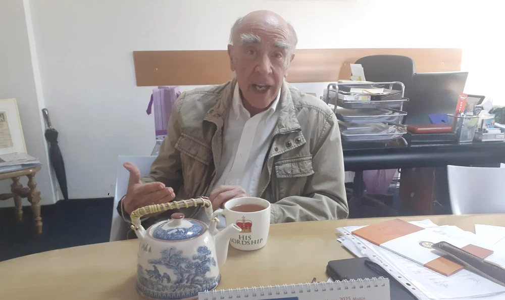 Jean Chrissoveloni a făcut o analiză lucidă a situației politice și sociale FOTO Daniel Conțescu