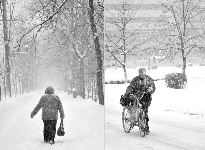Iarna nu i-a părăsit pe bucureșteni
