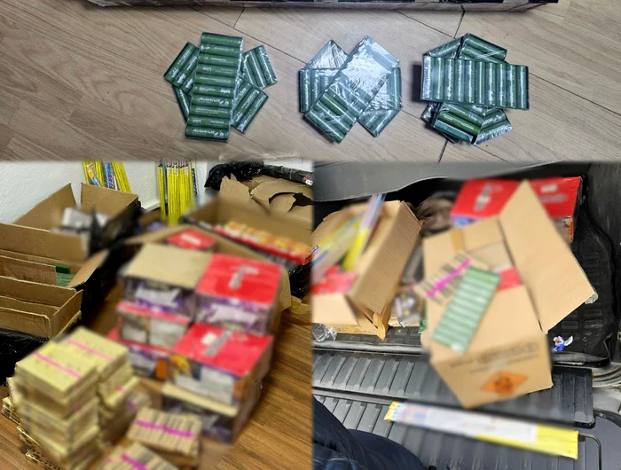 Coletele găsite la percheziție FOTO: IPJ Bacău