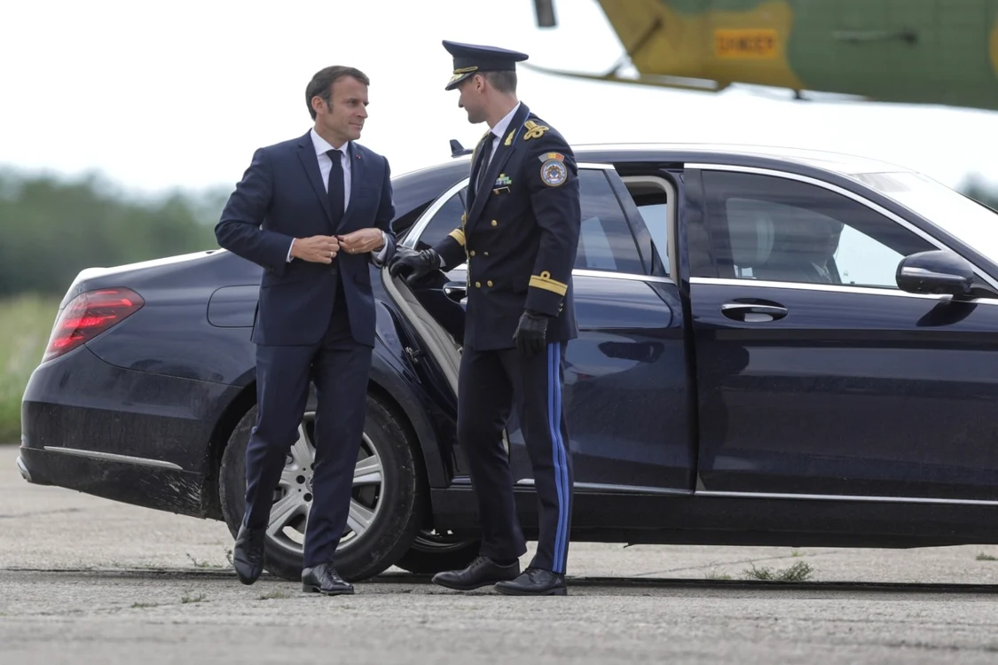 Emmanuel Macron FOTO Inquam Photos / Octav Ganea