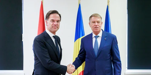 Mark Rutte si Klaus Iohannis FOTO Administratia Prezidentiala jpg