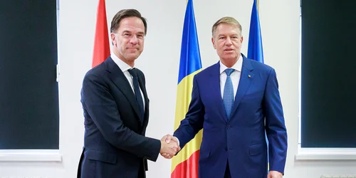 Mark Rutte si Klaus Iohannis FOTO Administratia Prezidentiala jpg