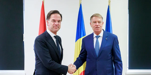 Mark Rutte si Klaus Iohannis FOTO Administratia Prezidentiala jpg