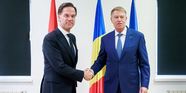 Mark Rutte si Klaus Iohannis FOTO Administratia Prezidentiala jpg