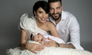 Adelina Pestriţu şi Virgil Şteblea îşi creştinează fetiţa sâmbătă jpeg