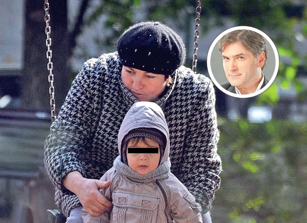 Tudor, fiul lui Mircea Radu, are un an şi patru luni şi nu stă locului o clipă