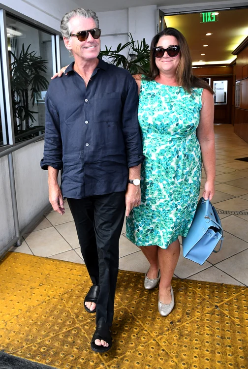 Pierce Brosnan and Keely Shaye Smith out for lunch in Beverly Hills jpeg