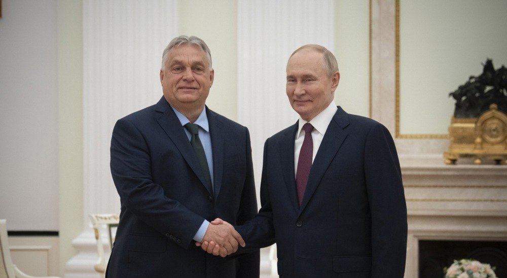 Premierul maghiar a ajuns la Moscova într-o „misiune de pace”. Viktor Orban, întâlnire cu Vladimir Putin, înainte de summitul NATO FOTO