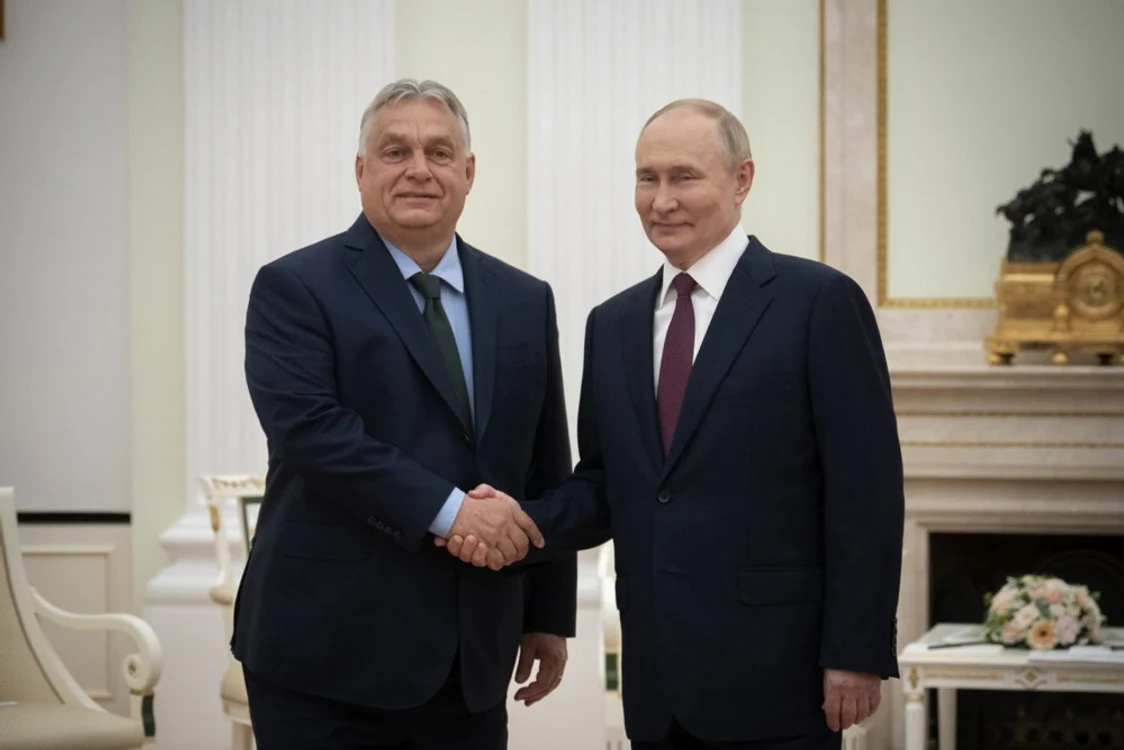 Viktor Orban si Vladimir Putin la o intrevedere la Kremlin FOTO EPA EFE 