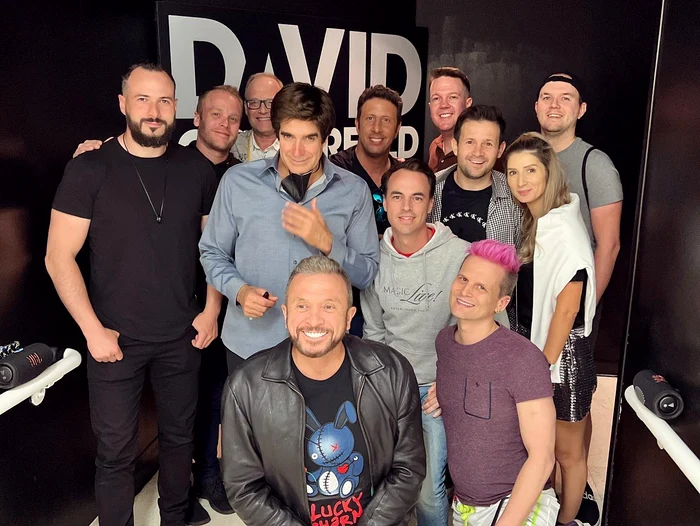 Robert Tudor a participat la un show marca David Copperfield