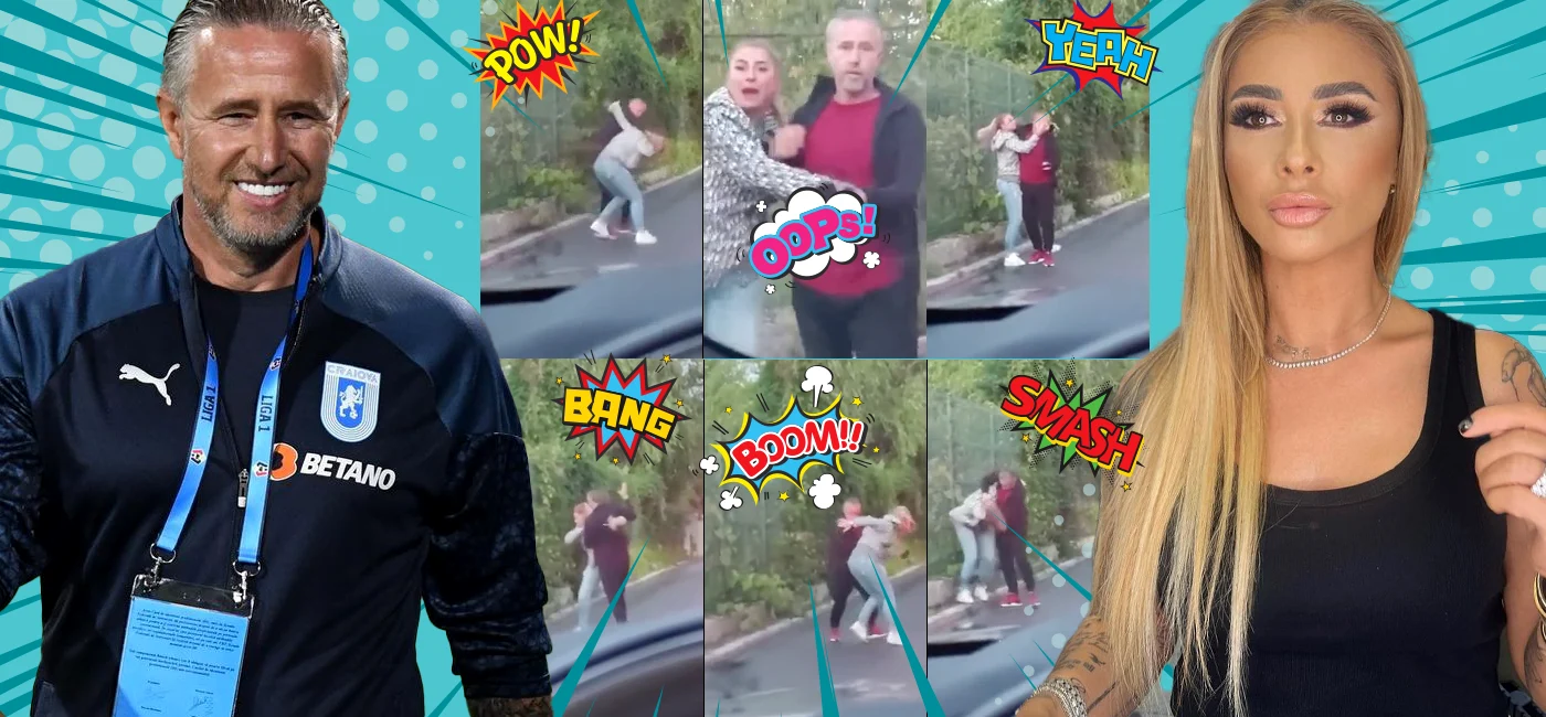 Anamaria Prodan și Laurențiu Reghecampf și-au luat la bătaie la Snagov Foto: Click!
