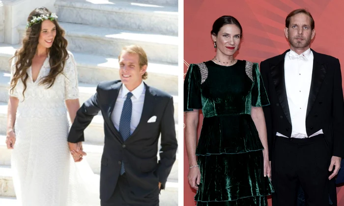 Andrea Casiraghi și Tatiana Santo Domingo colaj jpg