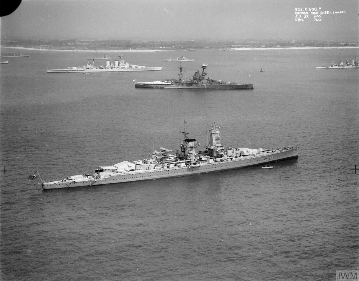 Crucișătorul Admiral Graf Spee, în 1937