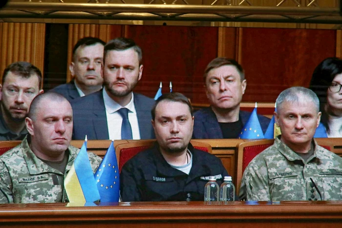 Kirilo Budanov la prezentarea în Parlament a Planului Victoriei FOTO PROFIMEDIA