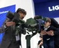 Nicușor Dan și fiul său, Antim la Expoziția BSDA/FOTO: Inquam Photos/George Călin