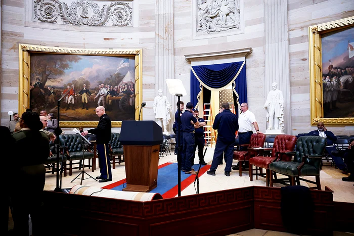 Jurământul va fi depus în interiorul Capitoliului