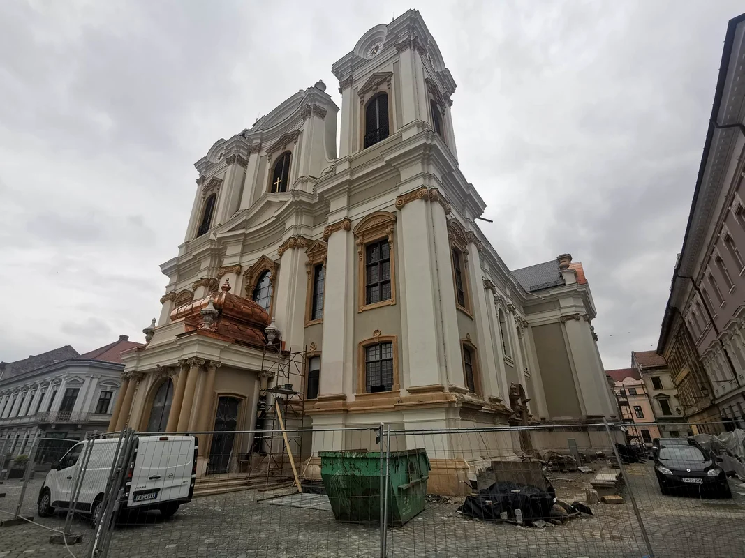 Restaurarea Domului Catolic din Timișoara FOTO Ștefan Both
