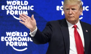Donald Trump la Forumul Economic de la Davos FOTO EPA-EFE