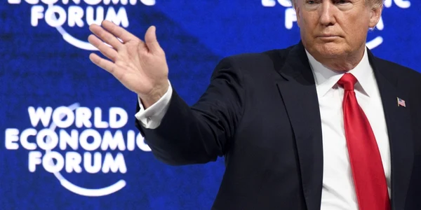 Donald Trump la Forumul Economic de la Davos FOTO EPA-EFE