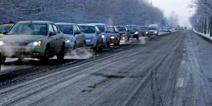 Pe drumul dintre Urziceni şi Slobozia s-au format coloane de maşini