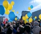 Varsovia Manifestaţii de susţinere a Ucrainei în toată Europa. FOTO EPA-EFE