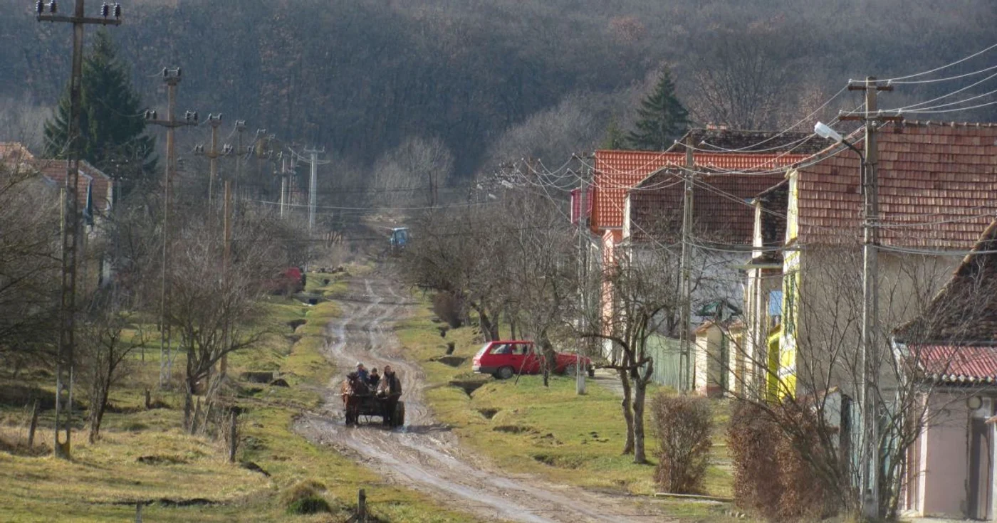 Localnicii din Dealu Frummos înfrunta zilnic saracia - Foto Ramona Găină