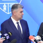 Marcel Ciolacu și Sorin Grindeanu la ceremonia de preluare a mandatului de către Marcel Ciolacu în fruntea CJ Buzau FOTO captură video FB
