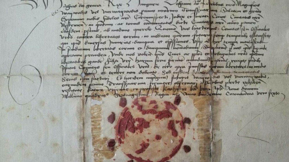 Document foarte vechi, care a fost pierdut timp de peste 130 de ani,  găsit în arhivele Bistrița-Năsăud