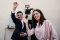Mirabela Grădinaru și Nicușor Dan FOTO Reuters
