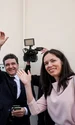 Mirabela Grădinaru și Nicușor Dan FOTO Reuters