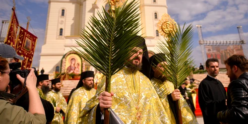 Procesiune religioasă de Florii FOTO Mediafax 