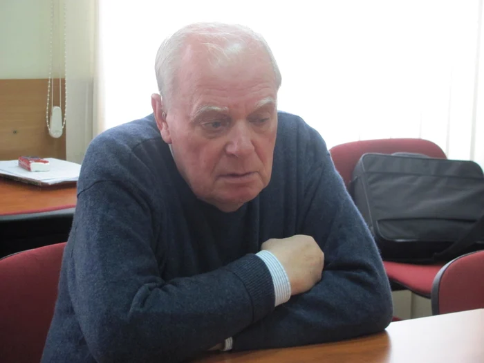 Antonio Lobo Antunes la decanatul Facultăţii de Litere de la UBB Cluj FOTO: Florina Pop