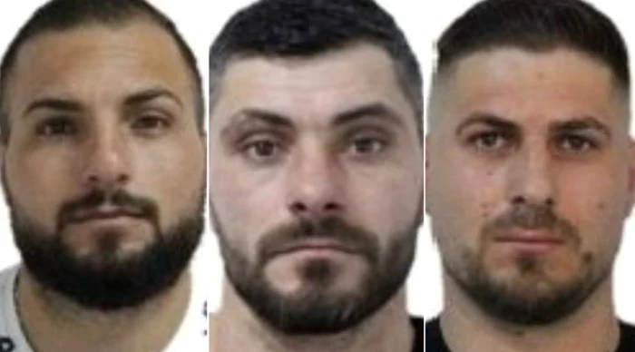 Cei trei suspecti au fost dati in urmarire FOTO Politia Romana