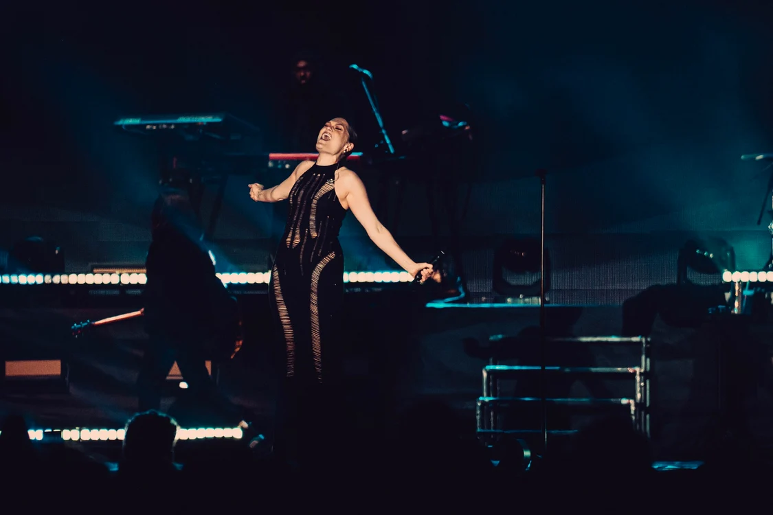 Jessie J, în timpul concertului susținut la Timișoara în 2023 Foto: Arhivă