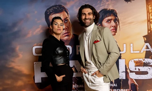 Ana Ularu și Daniel Nuță la lansarea serialului Cod Roșu la Paris   Focus Sat jpeg