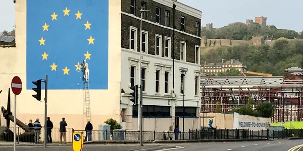 Bansky pictura distrusa Twitter jpg