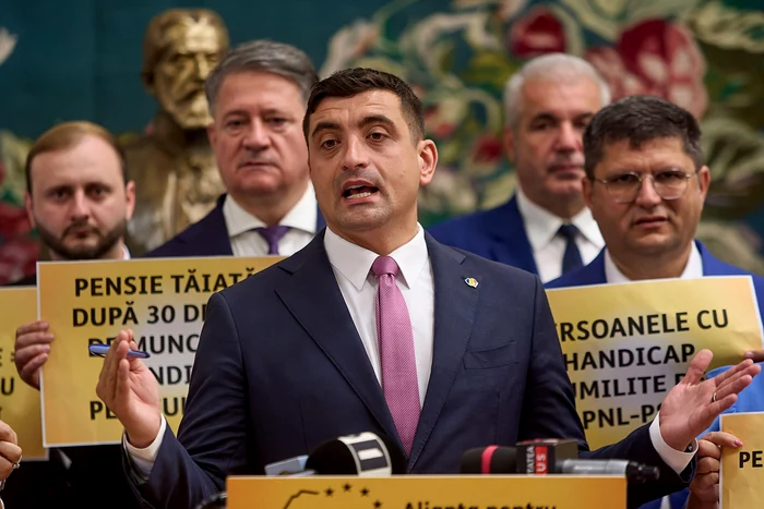 George Simion, liderul AUR FOTO: Arhivă