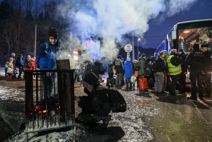 Razboi Ucraina refugiati ucrainieni Polonia 9 10 martie 2022 FOTO Getty Images