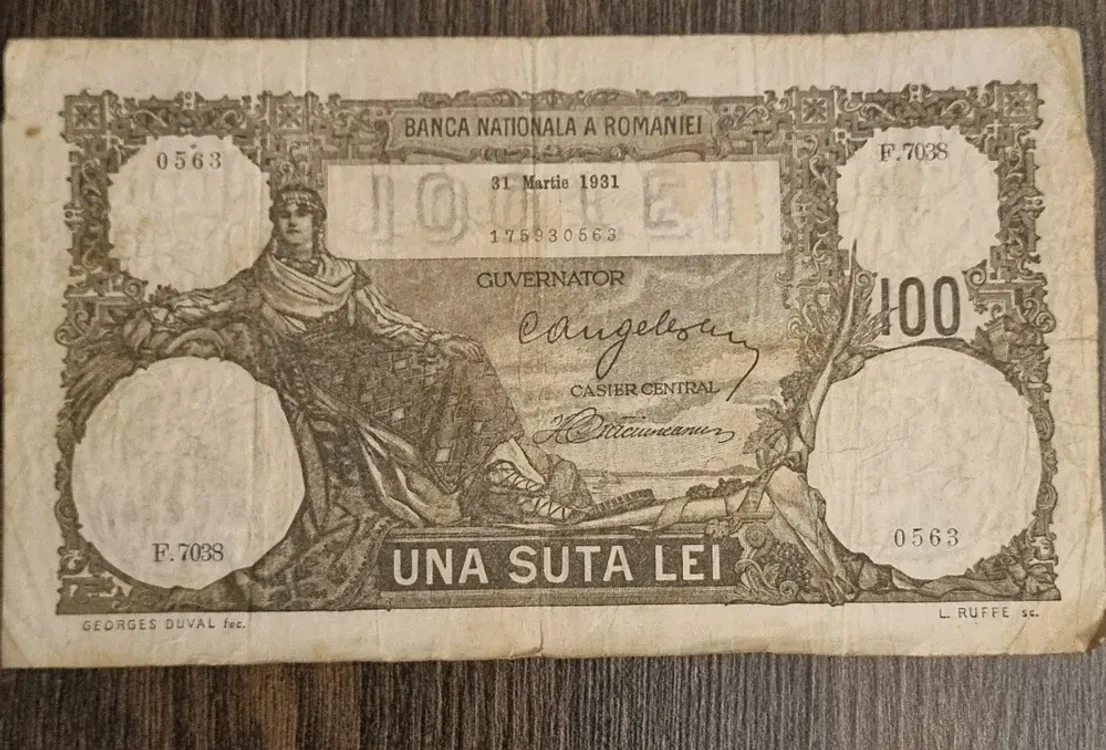 Bancnota se vinde cu 850 de euro / foto: olx.ro