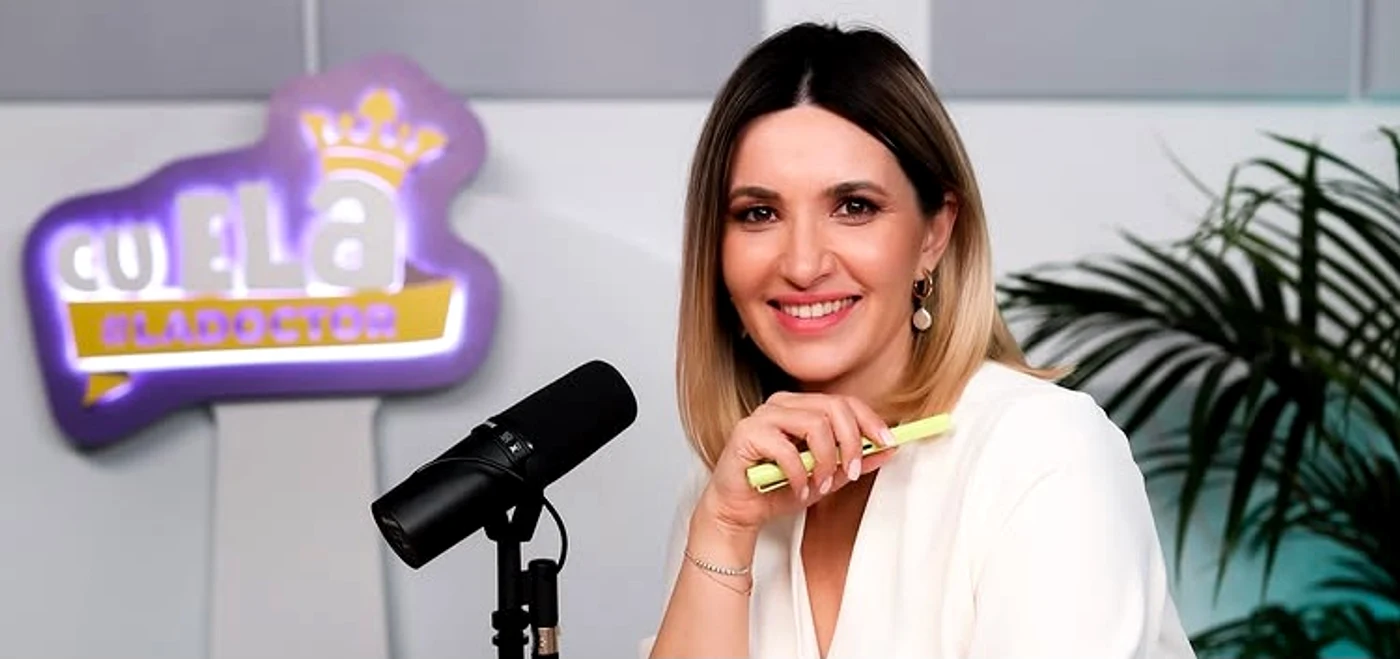 Ela Crăciun este moderatoarea podcastului Cu Ela la doctor foto: Arhiva personală 