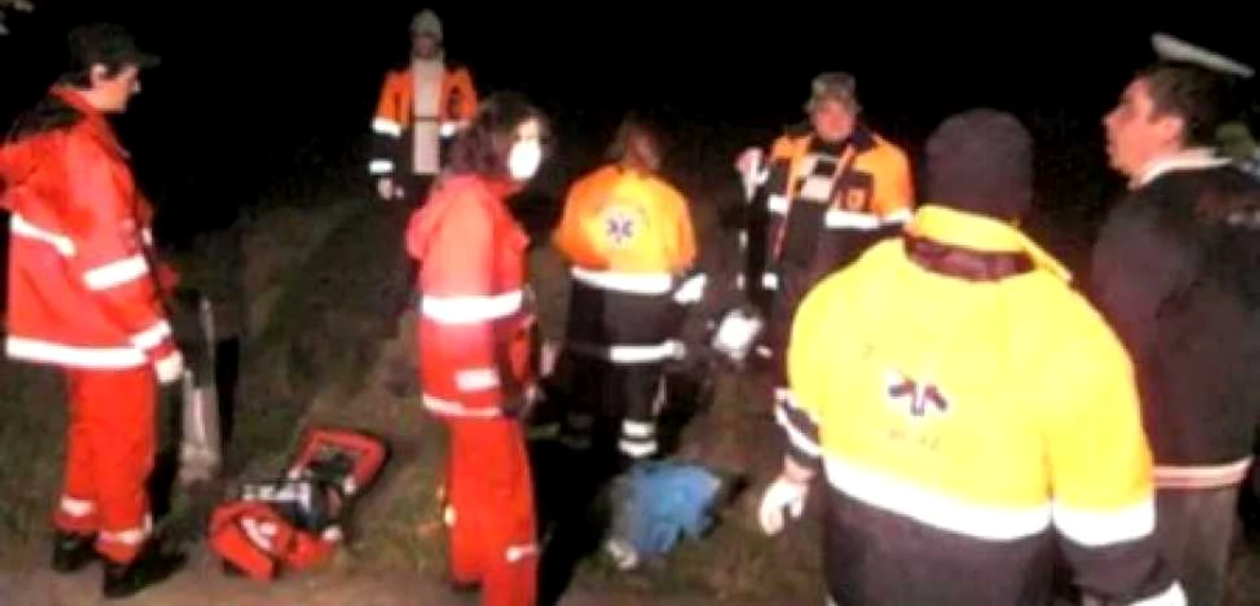 La locul accidentului, Cezar Mihai Coptură a ameninţat personalul medical
