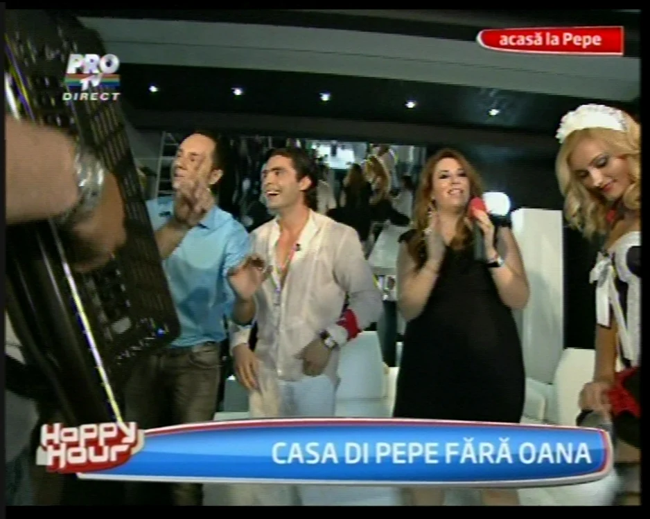 Pepe, fericit la inaugurarea apartamentului renovat