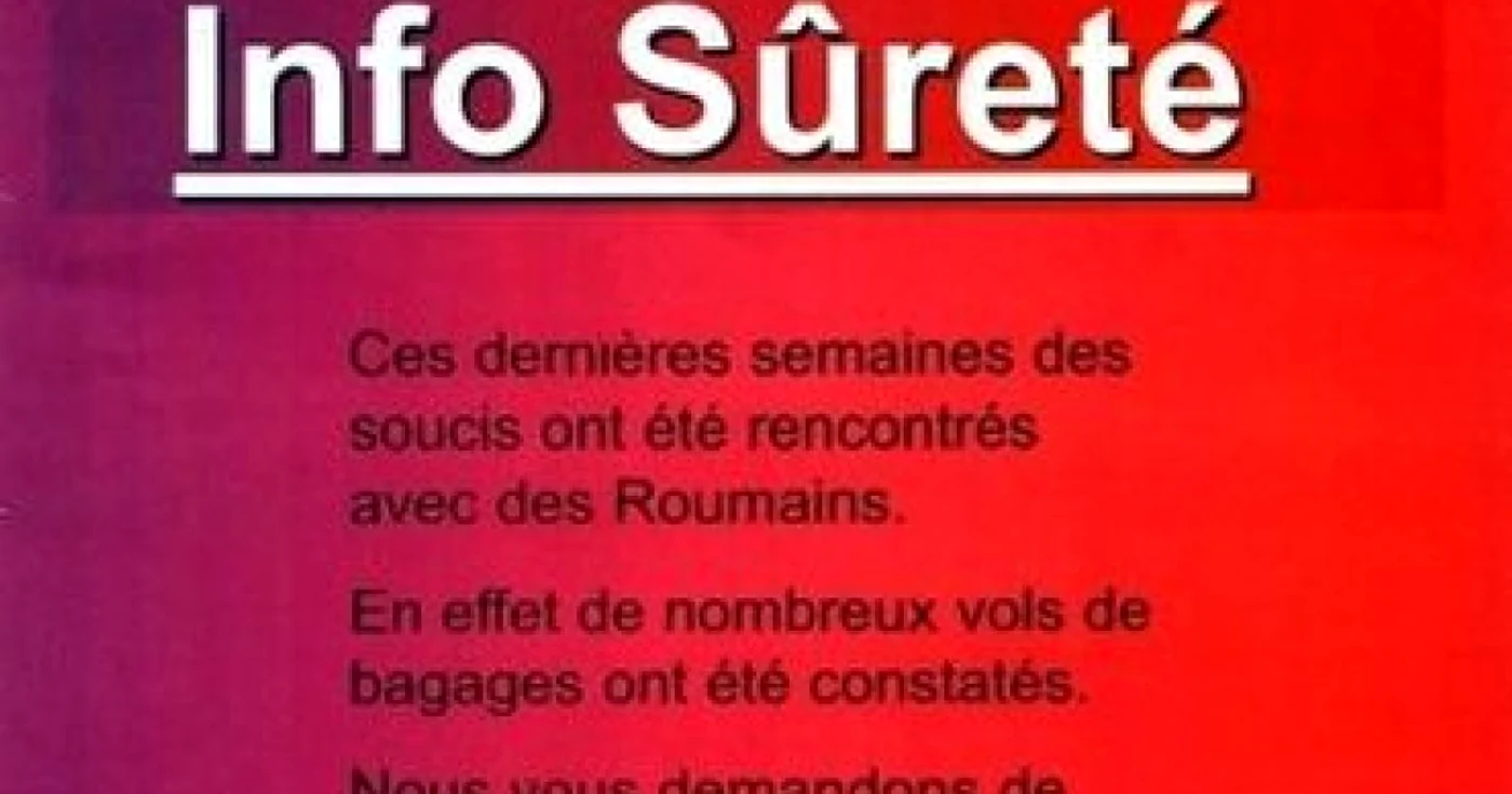 Afişul a fost public timp de o săptămână