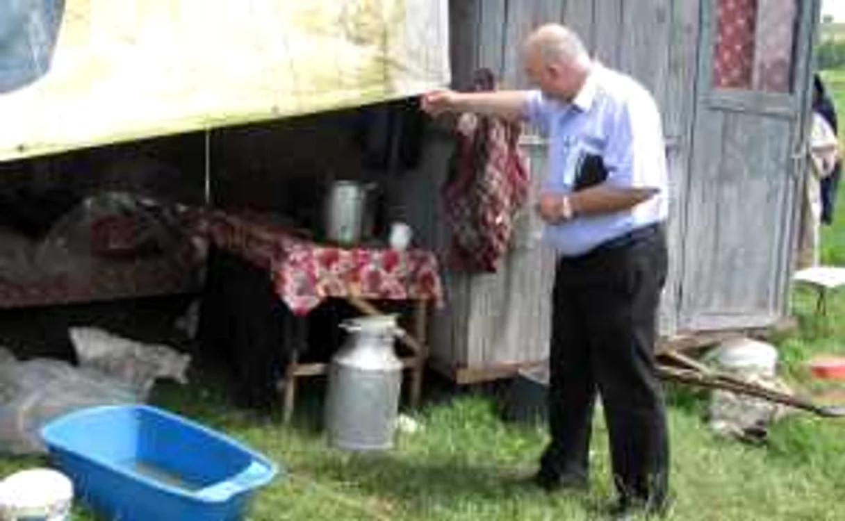 Poliţia animalelor şi medicii DSV au efectuat un control la fermă