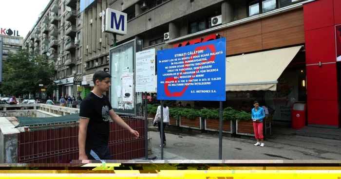 Staţia de metrou Piaţa Romană. FOTO Adevărul