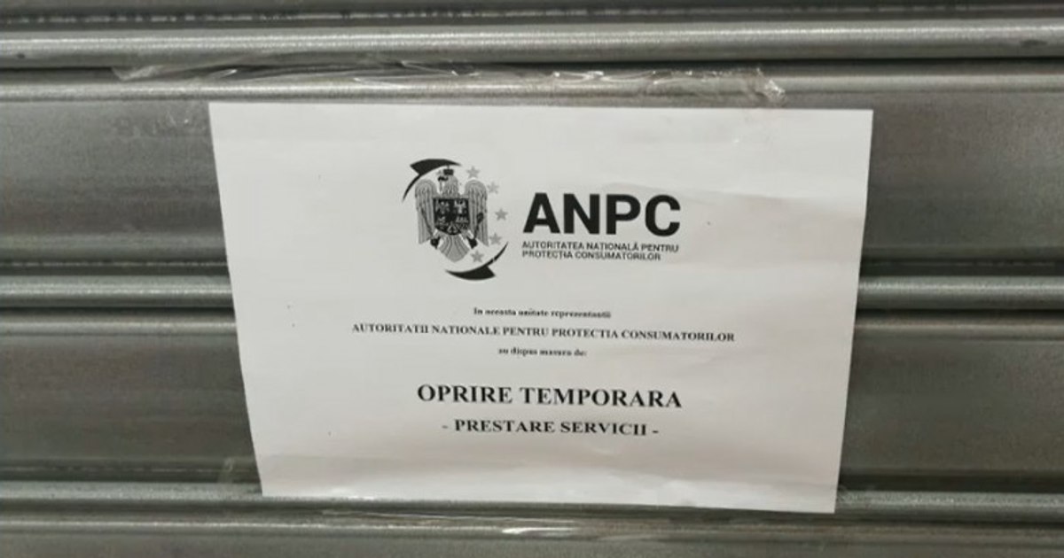 Amenzi de peste 70.000 de lei și activitate suspendată pentru trei firme, în urma controalelor ANPC