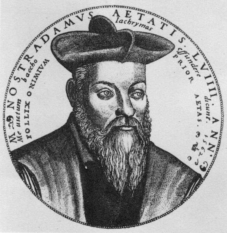 Astrologul și medicul francez Michel De Nostradamus (1503 1566), în anul 1550, aprox (Fotografie de Hulton ArchiveGetty Images)