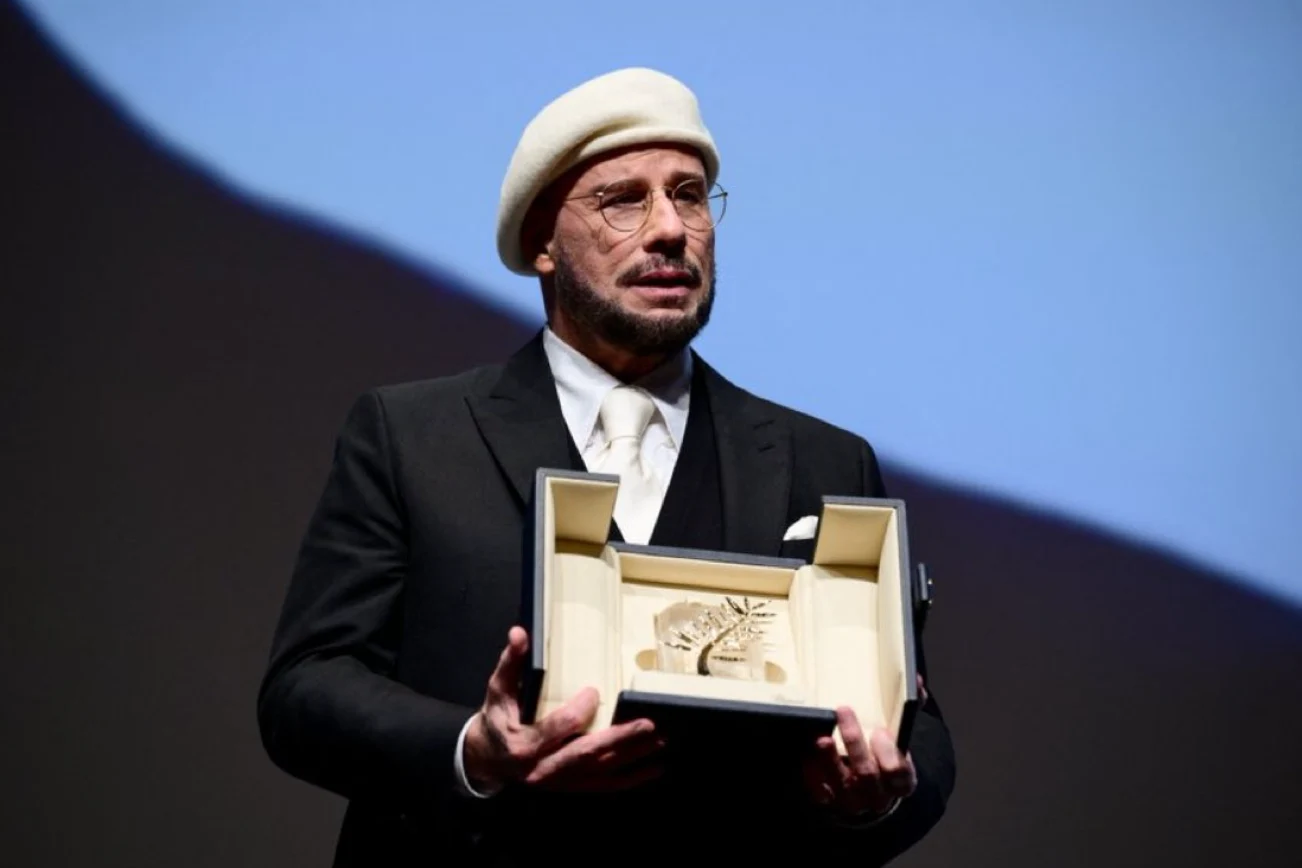 John Travolta, emoții în momentul primirii unui Palme d’Or onorific la Festivalul de Film de la Cannes: „Este dincolo de Oscar”